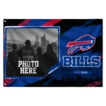 Buffalo Bills House Flag Customized Framed Photo Blue Black Best Selling