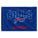 Buffalo Bills House Flag Personalized Ornate Border Blue Best Selling