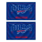 Buffalo Bills House Flag Personalized Ornate Border Blue Best Selling