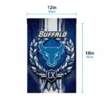 Buffalo Bulls Garden Flag Custom Laurel Wreath Royal Blue Best Selling