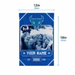 Buffalo Bulls Garden Flag Custom Photo Frame Royal Blue Best Selling