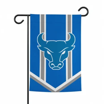 Buffalo Bulls Garden Flag Customized Chevron Stripes Royal Blue Best Selling