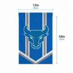 Buffalo Bulls Garden Flag Customized Chevron Stripes Royal Blue Best Selling