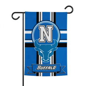 Buffalo Bulls Garden Flag Customized Circle Medallion Royal Blue Best Selling