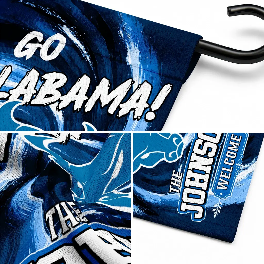 Buffalo Bulls Garden Flag Personalized Swirl Vortex Royal Blue Latest Model Buffalo Bulls Garden Flag Personalized Swirl Vortex Royal Blue Latest Model