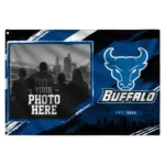 Buffalo Bulls House Flag Custom Framed Photo Royal Blue Black Best Selling
