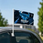 Buffalo Bulls House Flag Custom Speed Slashes Royal Blue Best Selling