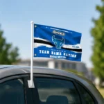Buffalo Bulls House Flag Customized Brushed Streaks Royal Blue Best Selling