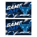 Buffalo Bulls House Flag Personalized Action Streaks Royal Blue Best Selling