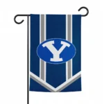 Byu Cougars Garden Flag Custom Chevron Stripes Blue Best Selling