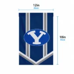 Byu Cougars Garden Flag Custom Chevron Stripes Blue Best Selling