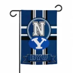 Byu Cougars Garden Flag Custom Circle Medallion Blue Best Selling