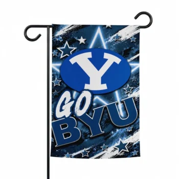 Byu Cougars Garden Flag Customized Glowing Star Blue Best Selling