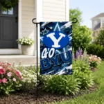 Byu Cougars Garden Flag Customized Glowing Star Blue Best Selling