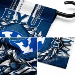 Byu Cougars Garden Flag Personalized Laurel Wreath Blue Best Selling