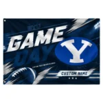 Byu Cougars House Flag Customized Action Streaks Blue Best Selling