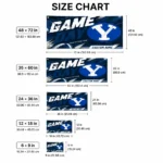Byu Cougars House Flag Customized Action Streaks Blue Best Selling