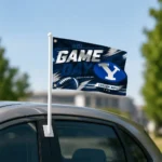 Byu Cougars House Flag Customized Action Streaks Blue Best Selling