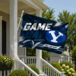 Byu Cougars House Flag Customized Action Streaks Blue Best Selling