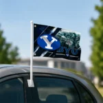 Byu Cougars House Flag Customized Diagonal Stripes Blue Best Selling