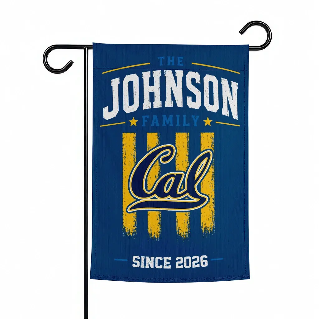 California Golden Bears Garden Flag Custom Distressed Stripes Blue Best Selling California Golden Bears Garden Flag Custom Distressed Stripes Blue Best Selling