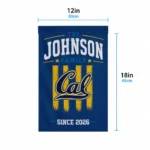 California Golden Bears Garden Flag Custom Distressed Stripes Blue Best Selling
