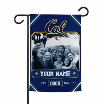 California Golden Bears Garden Flag - Custom Photo Frame Blue