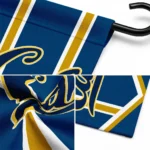 California Golden Bears Garden Flag Customized Chevron Stripes Blue Best Selling