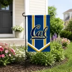California Golden Bears Garden Flag Customized Chevron Stripes Blue Best Selling