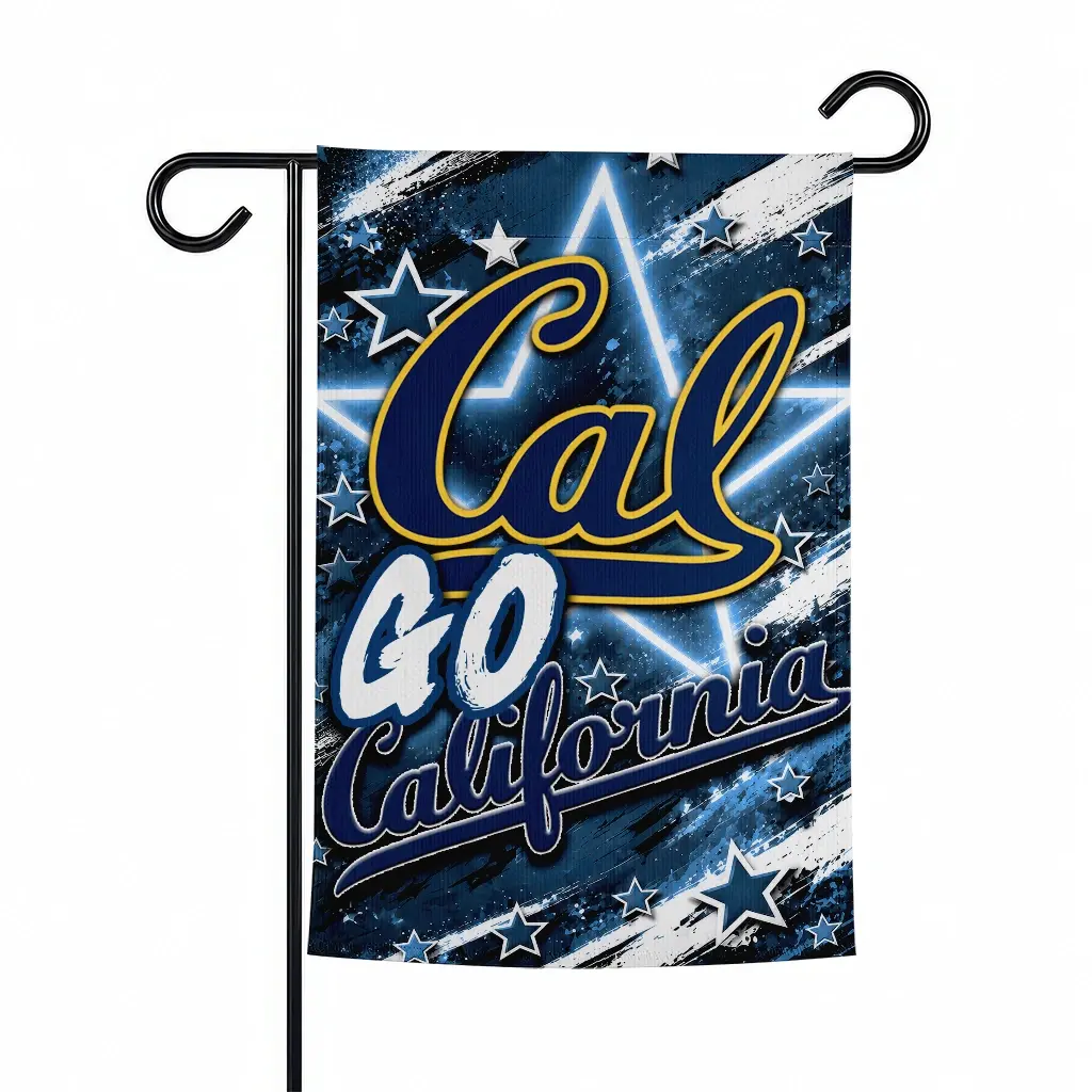 California Golden Bears Garden Flag Personalized Glowing Star Blue Best Selling California Golden Bears Garden Flag Personalized Glowing Star Blue Best Selling