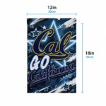 California Golden Bears Garden Flag Personalized Glowing Star Blue Best Selling