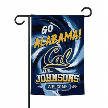 California Golden Bears Garden Flag Personalized Swirl Vortex Blue Best Selling
