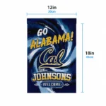 California Golden Bears Garden Flag Personalized Swirl Vortex Blue Best Selling