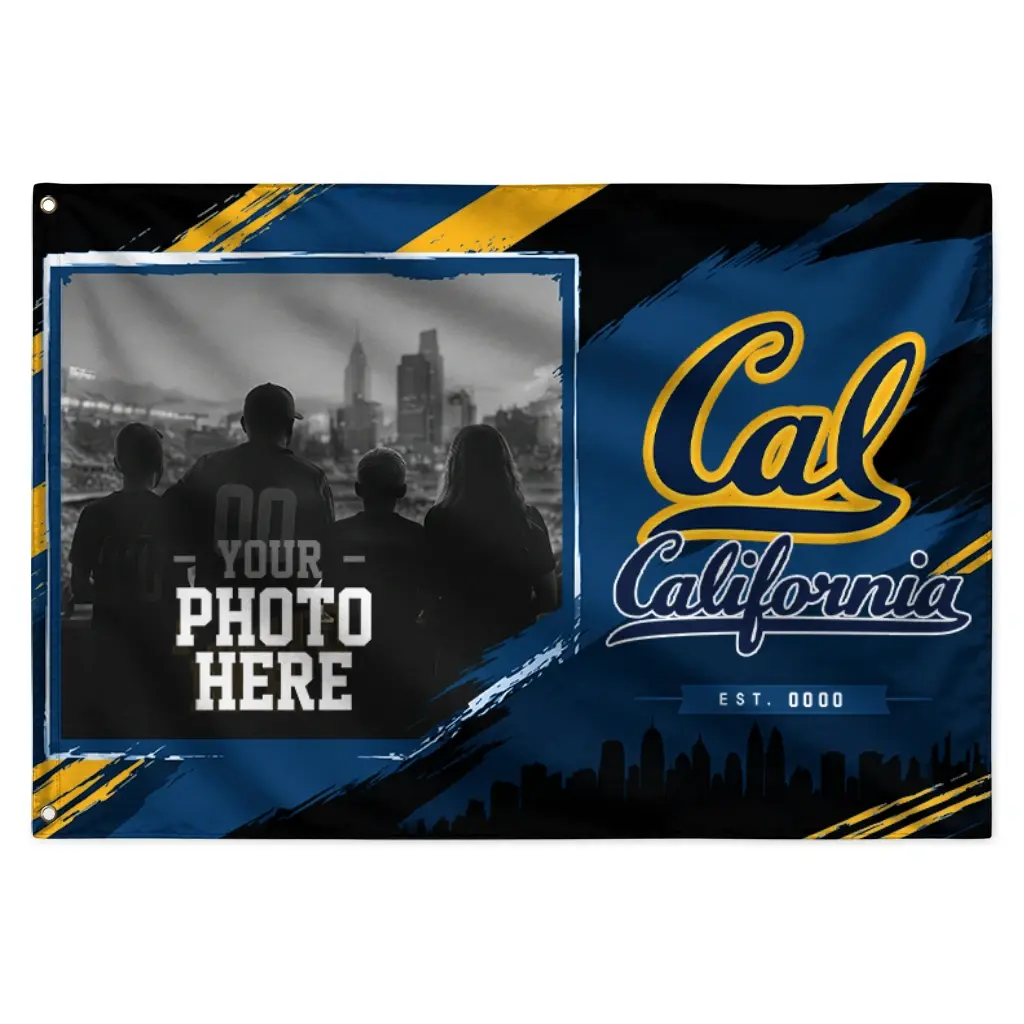 California Golden Bears House Flag Custom Framed Photo Blue Black Best Selling California Golden Bears House Flag Custom Framed Photo Blue Black Best Selling