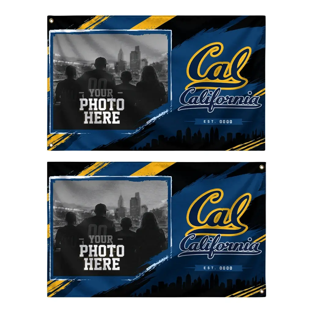 California Golden Bears House Flag Custom Framed Photo Blue Black Fashion Forward California Golden Bears House Flag Custom Framed Photo Blue Black Fashion Forward