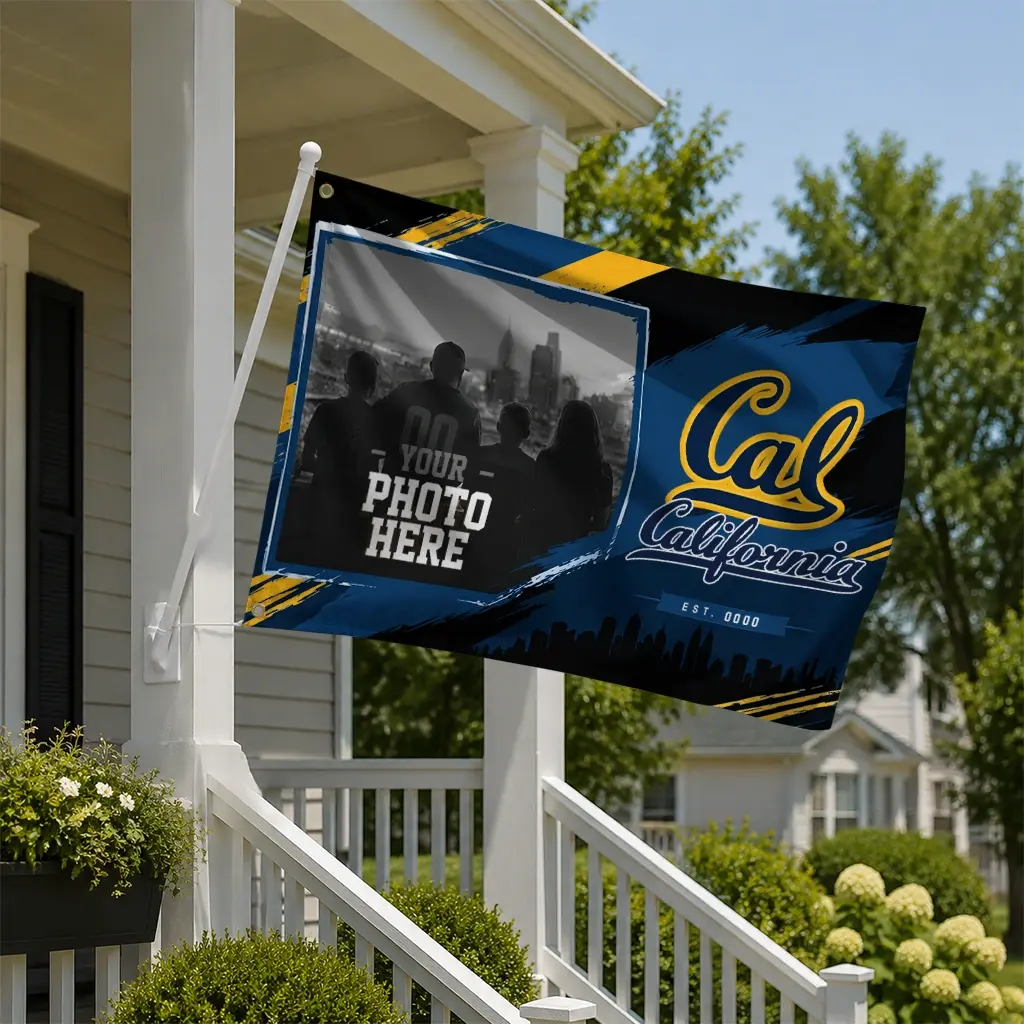 California Golden Bears House Flag Custom Framed Photo Blue Black New Arrival California Golden Bears House Flag Custom Framed Photo Blue Black New Arrival