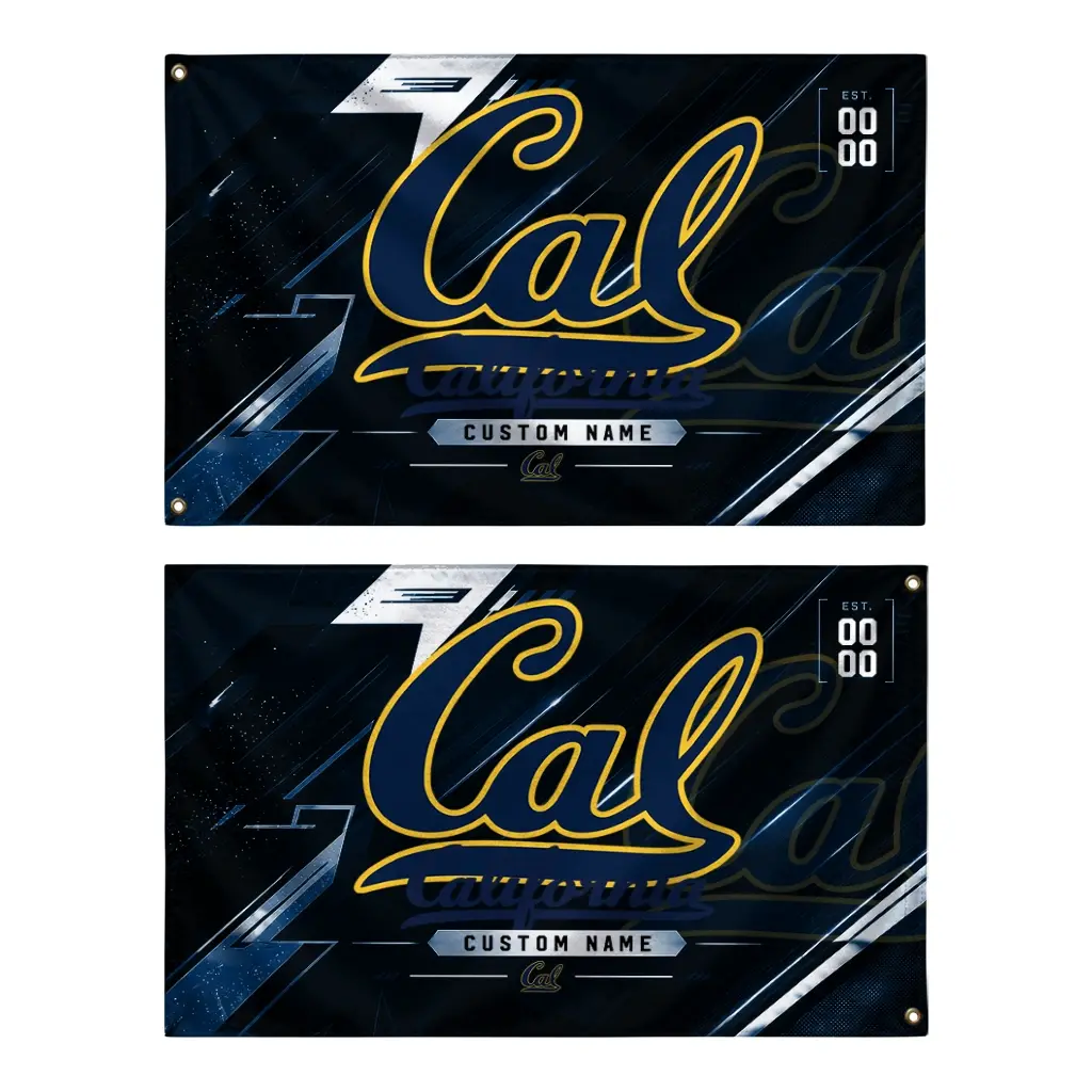 California Golden Bears House Flag Custom Speed Slashes Blue Fashion Forward California Golden Bears House Flag Custom Speed Slashes Blue Fashion Forward