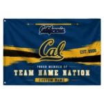 California Golden Bears House Flag Customized Brushed Streaks Blue Best Selling