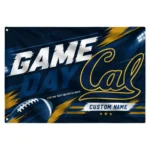 California Golden Bears House Flag Personalized Action Streaks Blue Best Selling