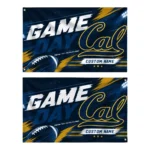California Golden Bears House Flag Personalized Action Streaks Blue Best Selling