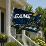 California Golden Bears House Flag Personalized Action Streaks Blue Best Selling