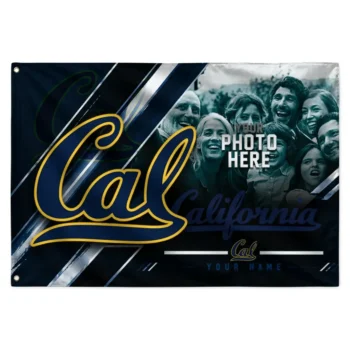 California Golden Bears House Flag Personalized Diagonal Stripes Blue Best Selling