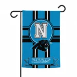 Carolina Panthers Garden Flag Custom Circle Medallion Blue Best Selling