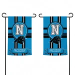 Carolina Panthers Garden Flag Custom Circle Medallion Blue Best Selling