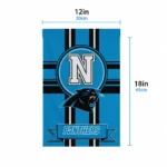 Carolina Panthers Garden Flag Custom Circle Medallion Blue Best Selling