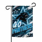Carolina Panthers Garden Flag Customized Glowing Star Blue Best Selling