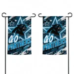 Carolina Panthers Garden Flag Customized Glowing Star Blue Best Selling