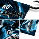 Carolina Panthers Garden Flag Customized Swirl Vortex Blue Best Selling