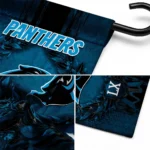 Carolina Panthers Garden Flag Personalized Laurel Wreath Blue Best Selling