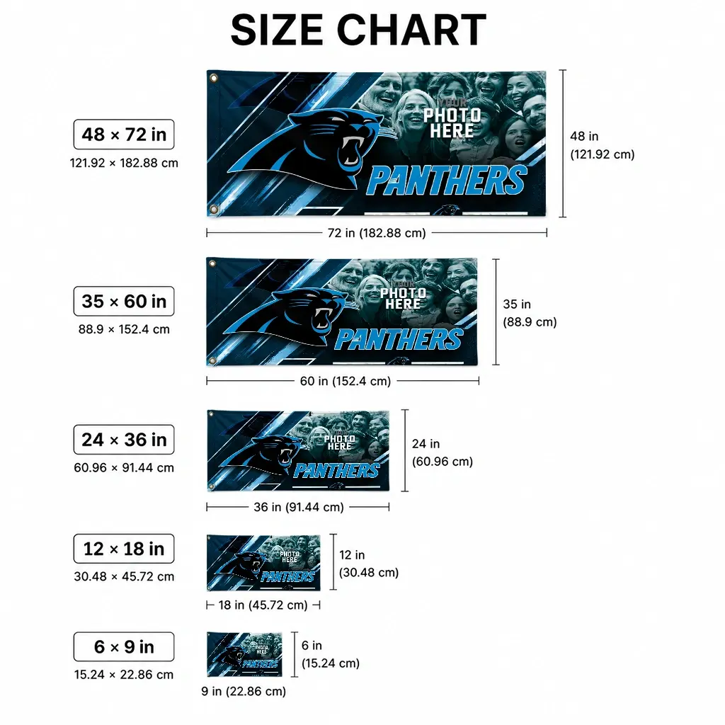 Carolina Panthers House Flag Customized Diagonal Stripes Blue High Quality Carolina Panthers House Flag Customized Diagonal Stripes Blue High Quality